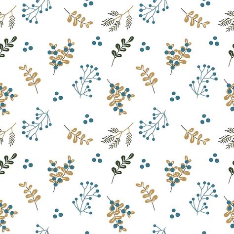 White Christmas Card, Snowflakes Drawing, Christmas Seamless Pattern, Hand Drawn Cards, Cool Pictures For Wallpaper, Pine Branches, Christmas Doodles, Winter Plants, Simple Phone Wallpapers