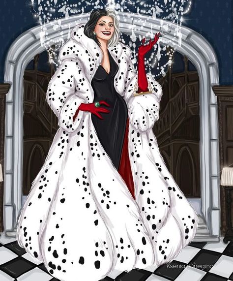 Evil Disney, Villain Costumes, Cruella Deville, Trendy Halloween Costumes, Illustrator Artist, Dress Drawing, Fashion Figures, Trendy Halloween, Illustration Fashion Design