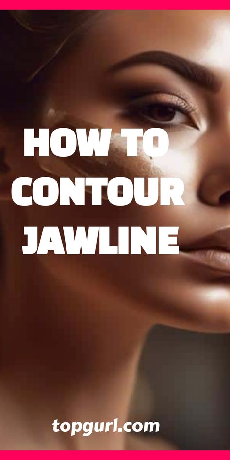 Step into the world of jawline contouring and unlock the secrets to a sculpted, defined look that will transform your makeup game. Makeup For Jowls, Contour Chin And Jaw, Defining Jawline, Contour Jawline, Face Bloat, Jawline Contouring, Slim Your Face, Good Jawline, Chiseled Jawline