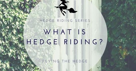 This year I decided to cover hedge riding in an eleven part series in an attempt to clear up some misconceptions about hedgewitches whi... Hedge Riding, Witches Cupboard, Hedge Witchcraft, Hedge Witchery, Central Dogma, Witch Life, Collective Unconscious, The Otherworld, Altered State Of Consciousness