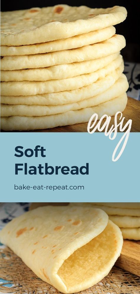 Soft Flatbread Recipe, Soft Flatbread, Easy Flatbread, Flatbread Recipe, Mini Pizzas, Flatbread Recipes, Flat Bread, Bread Machine Recipes, Chapati