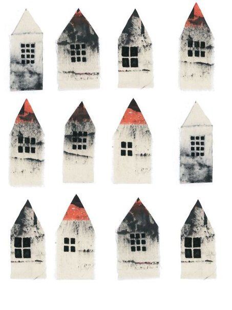 House Illustration, Simple Illustration, Art And Illustration, Illustration Inspiration, Little Houses, Little House, Art Plastique, Book Illustration, Art Paint