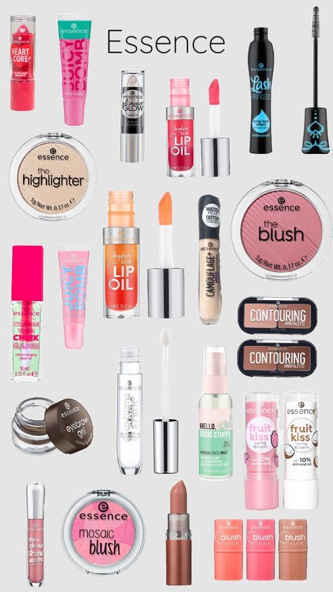 #essence Beginner Skin Care Routine, Essence Water, Lip Oils, Essence Makeup, Shopping Wishlist, Essence Cosmetics, Affordable Makeup, Skin Care Items, Makeup Items