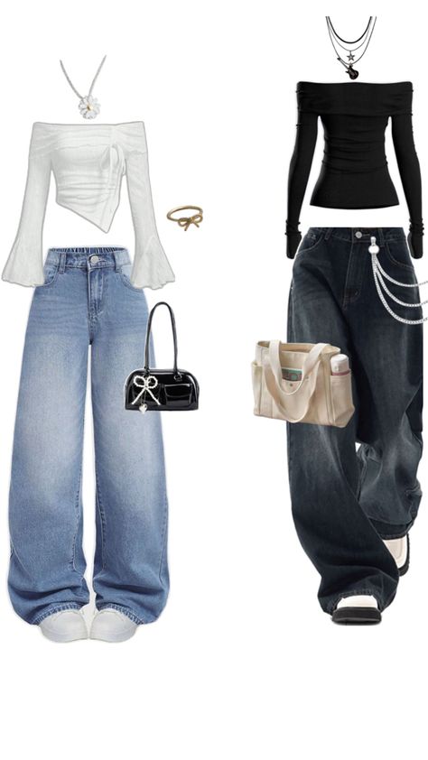 Outfits ideas tops and jeans aesthetic Jeans And Tops, Street Style Outfits Casual, Matching Outfits Best Friend, Cute Nike Outfits, Outfit Inspo Casual, Trendy Outfits For Teens, Swaggy Outfits, Cute Everyday Outfits