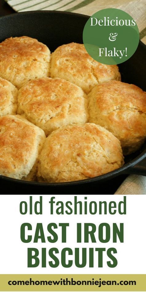 Hot Biscuits Recipe, Iron Skillet Biscuit Recipes, Casket Iron Skillet Recipes, Recipes For Biscuits Homemade, Busicut Recipes Easy, Homemade Biscuits Cast Iron Skillet, Homemade Cast Iron Biscuits, Cast Iron Skillet Scones, Skillet Buttermilk Biscuits