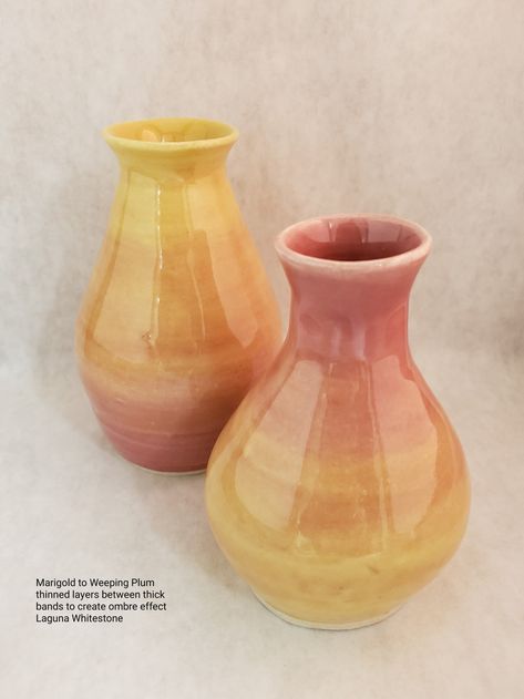 Pottery Class Ideas Ceramic Art, Ceramic Pottery Kitchenware, Pottery Pots Ideas, Cute Glaze Ideas, Pot Glazing Ideas, Pottery Vase Glaze Ideas, Ceramics Pottery Art Aesthetic, Pottery On Wheel Ideas, Orange Glaze Combinations