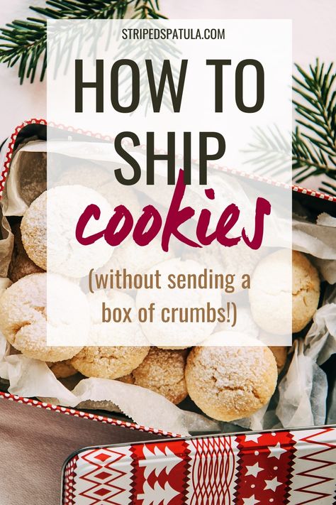 Cookie Packaging For Shipping, How To Ship Desserts, Best Way To Ship Cookies, Mailing Cookies Tips, How To Ship Cookies, Meal Packaging, Package Cookies, Ship Cookies, Orange Cranberry Sauce