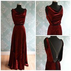 Wedding Party Dresse Red Gown Dress, Velvet Wedding Dress, Red Backless Dress, Sukienki Maksi, Velvet Wedding, Evening Dress Long, Prom Dresses Long Pink, Backless Evening Dress, Long Red Dress