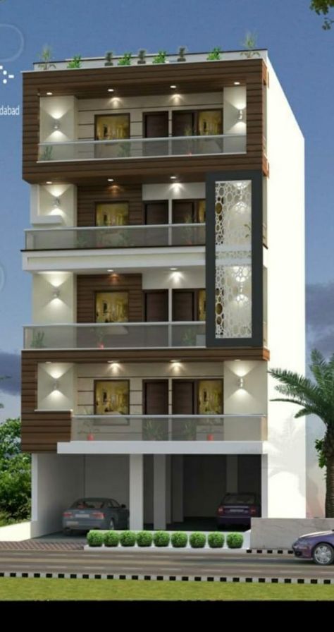 Happy Estates: 4 BHK Builder Floor Available in Greenfields colon... #happyestates www.happyestatesindia.com Design, Cars, Exterior, House Front Elevation, Front Elevation, Apartment Building, House Front, Apartment, Building