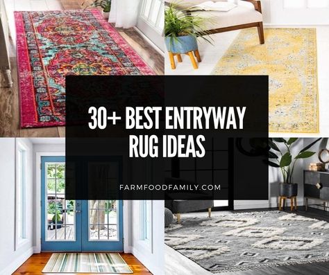 entryway-rug-ideas Front Entry Living Room, Entryway Rug Ideas, Diy Rustic Bathroom Vanity, Wood Beadboard, Traditional Bathroom Tile, Diy Rustic Bathroom, Traditional Powder Room, Eclectic Bathroom Design, Entry Living Room