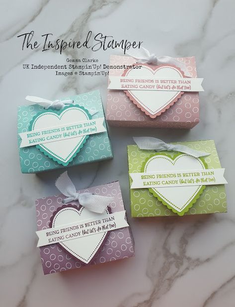 Stampin Up Wedding Favors, Stampin Up Treat Bags, Stampin Up 6x6 Dsp Projects, Stampin Up Treat Boxes, Stampin Up Treat Holders, Doodlebug Cards, Valentine Paper Crafts, Treat Containers, Valentine Boxes