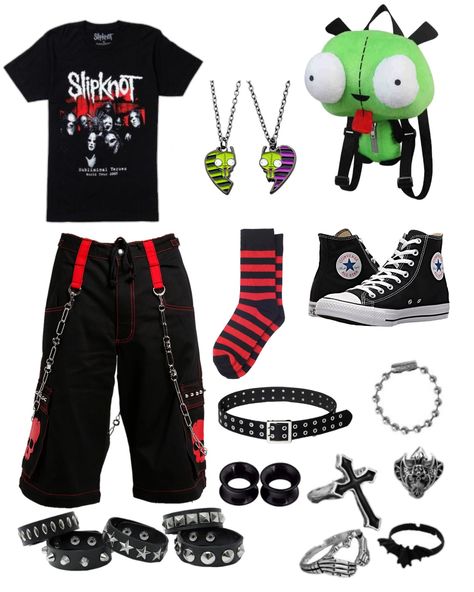 Transmasc Emo Outfits, Mall Goth Fashion Male, Mall Goth Inspo Outfits, Scenecore Outfit Boy, Scene Masculine Outfits, Scene Punk Outfits, Scene Grunge Outfits, Emo Nonbinary Outfits, Emo Goth Clothes