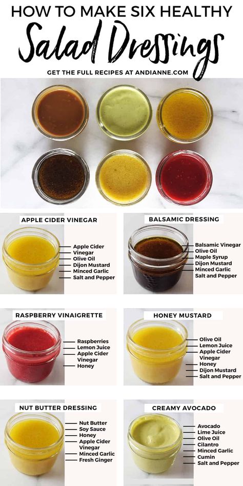 Healthy Salad Dressings, Healthy Salad Dressing Recipes, Bartender Drinks Recipes, Paleo Salad, Salad Dressing Recipes Healthy, Fermented Veggies, Raspberry Vinaigrette, Homemade Condiments, Vinegar And Honey