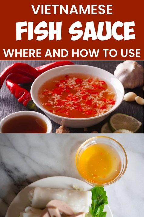 Nuoc Mam is one of the staple dipping sauces in the wide array of Vietnamese condiments. It is also used as a vinaigrette in some dishes. There are a lot of different ways in which you can enjoy Nuoc Mam. Read on to know more about how you can get the best use out of it. #DippingSauce #VietnameseFood #VietnameseCuisine Nuoc Mam Recipe, Fish Dipping Sauce, Fish Sauce Recipe, Vietnamese Fish Sauce, Easy Vietnamese Recipes, Nuoc Mam, Vietnamese Fish, Vietnamese Dishes, Recipes With Fish Sauce