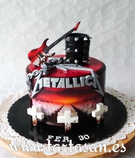 Rock And Roll Birthday, Music Cakes, Benjamin Button, Rock Cake, Pretty Birthday Cakes, Marzipan, Cute Cakes, Cake Inspiration, Cakes And More