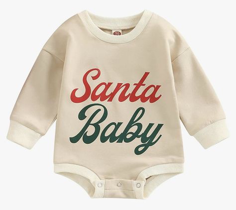 Baby Girl Boy Crewneck Sweatshirts Oversized Knit Sweater Shirts Long Sleeve Romper Pullover Top Cute Fall Winter Clothes Santa Onesie, Xmas Clothes, Christmas Baby Romper, Newborn Halloween Costumes, Thanksgiving Baby Outfits, Baby Halloween Outfits, Christmas Bodysuit, Jumpsuit Fall, Xmas Outfits