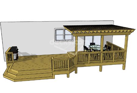 Decorative Pergola, 2 Level Deck, Free Deck Plans, Deck Building Plans, Grilling Area, Deck Plan, Patio Deck Designs, Deck Designs Backyard, Deck With Pergola