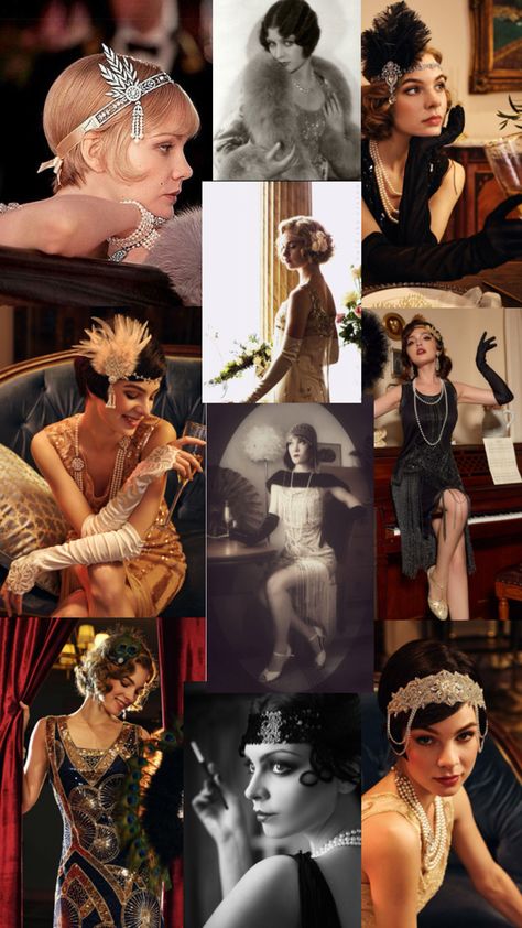 1920s Birthday Party Outfit, Great Gatsby Picture Poses, Daisy Gatsby Costume, 1920 Jazz Fashion, 20s 30s Fashion, 1920s Women Fashion, Modern 1920s Fashion Outfits, Moulin Rouge Theme Party Outfit, Flappers 1920s Costume