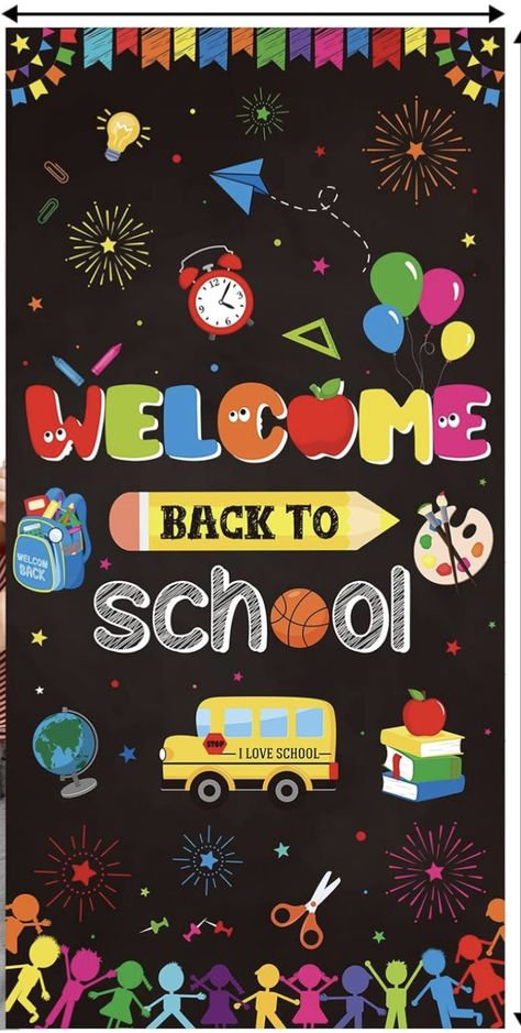 Bulletin Boards Classroom Decor, School Board Decoration, I Love School, Kindergarten Class, Classroom Bulletin Boards, School Bulletin Boards, Board Decoration, Welcome Door, Class Decoration