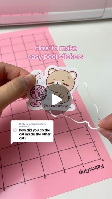 Popular Stickers To Sell, How To Make Stickers With Cricut, Diy Stickers Homemade, Best Sticker Paper, Circuit Hacks, Sticker Tutorial, Cricut Stickers, Sticker Design Inspiration, Rhinestone Projects