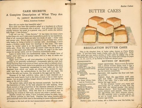 Cake Secrets, Regulation Butter Cake. Cake Secrets, Delish Cakes, Old Cake, Cake Recepies, Recipe Drawing, Vintage Baking, Healthy Homemade Recipes, Old Fashioned Recipes, Retro Recipes