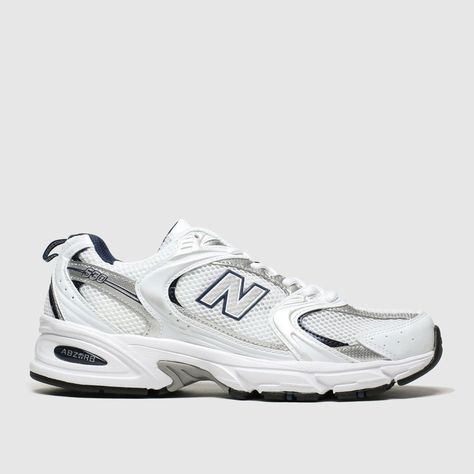 New Balance white 530 trainers | Schuh 530 Outfit, New Balance 530 Trainers, New Balance 530 Outfit, Silver Trainers, White New Balance, New Balance Trainers, New Balance White, Winter Capsule, Winter Capsule Wardrobe