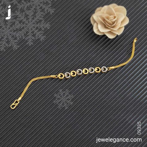 The bracelet that makes your wrist attractive... . Search for the Product Code '09335' on www.jewelegance.com . #myjewelegance #jewelegance #bracelet #czbracelet #statementbracelet #braceletofinstagram #gemstonejewellery #gemstoneglam #gemstone #beautifuljewelry Gold Breslate Design, Gold Breslate Design For Women Pakistani, Breslate Design, Simple Gold Bangle, Gold Bracelet Simple, Diamond Nose Stud, Latest Blouse Designs Pattern, Latest Bracelets, Modern Gold Jewelry