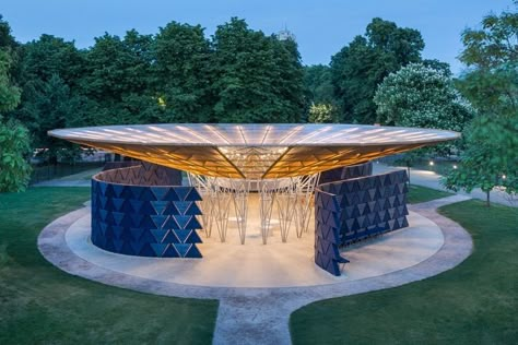 Serpentine Pavillion, Kaira Looro, Serpentine Pavilion, Windmill Water, Water From Air, Rainwater Harvesting System, Pavilion Architecture, Timber Roof, Pavilion Design