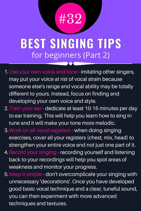 Singing Tips Beginner, Singer Tips, Singing Training, Writing Songs Inspiration, Music Basics, Singing Exercises, Music Theory Lessons, Singing Techniques, Learn Singing