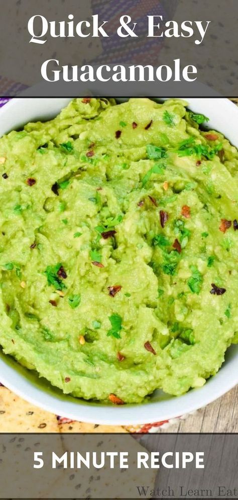 Discover the best and easy guacamole recipe made with fresh avocados. This homemade dip is perfect as a side or appetizer and takes just 5 minutes to prepare. Enjoy the simple and fresh flavors of this delicious guacamole, whether on Meatless Monday or any day of the week. With a handful of ingredients, you can whip up this tasty and healthy guacamole in no time. Perfect for dipping, spreading, or topping your favorite dishes! One Avocado Guacamole Recipe, Mexican Avocado Dip, No Cilantro Guacamole Recipe, Perfect Guacamole Recipe, Guacolme Recipe Simple, How To Make Guacamole Easy Simple, Classic Guacamole Recipe, Wacamole Recipe Avocado, Gucomole Recipe Avocado