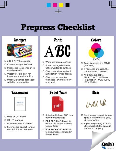 Prepress 101 Tutorials Roundup (With Printable Prepress Checklist) Print Booklet Design, Graphic Design Checklist, Graphic Design Classroom, Checklist Design, Graphic Design Activities, Teaching Graphic Design, Fashion Illustration Tutorial, Page Layout Design, Design Theory