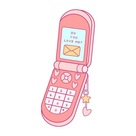 2000s Phone, Technology Aesthetic, Los 90s, Mobile Stickers, Emoji Stickers Iphone, Y2k Phone, Old Technology, Aesthetic Retro, Retro Phone