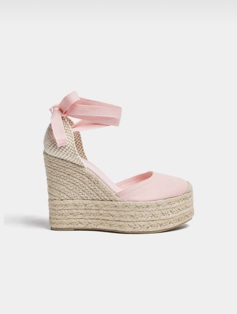 Pink Cute Stuff, Pink Platform Sandals, Pink Wedges, Dr Shoes, Pretty Shoes Sneakers, Cute Shoes Heels, Cute Wedges, Closed Toe Sandals, Fancy Shoes