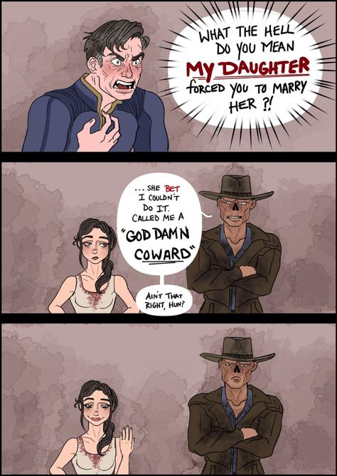 Ghoulcy Fallout, Skyrim Comic, Fallout Comics, Fallout Funny, Fallout Series, Warrior Drawing, Fallout Game, Fallout Art, World On Fire