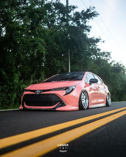 Toyota Corolla Sport, Car On The Road, Corolla Sport, Corolla Car, Toyota Corolla Hatchback, Car Sick, Corolla Hatchback, Honda Jazz, Street Fashion Men Streetwear