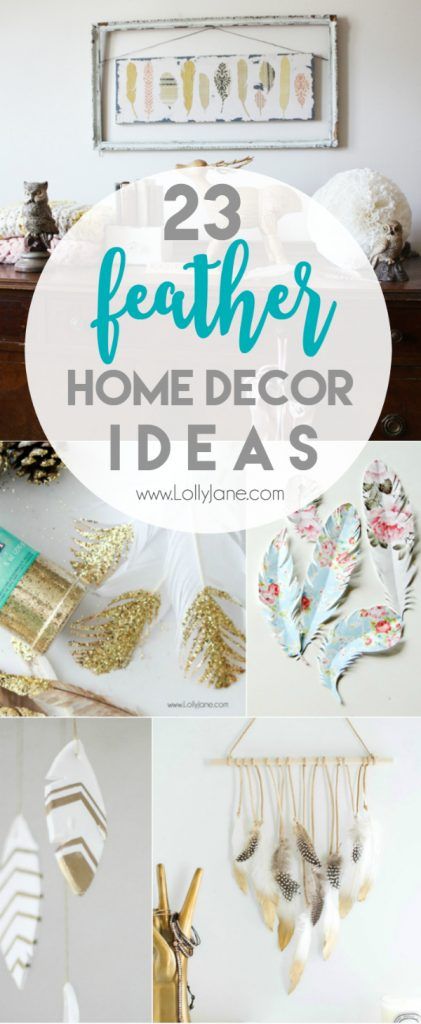 Feather Home Decor, Diy Feather, Diy Home Decor For Apartments, Fun Home Decor, Inexpensive Home Decor, Diy Home Decor Ideas, Hippie Home Decor, Feather Crafts, Diy Decor Crafts