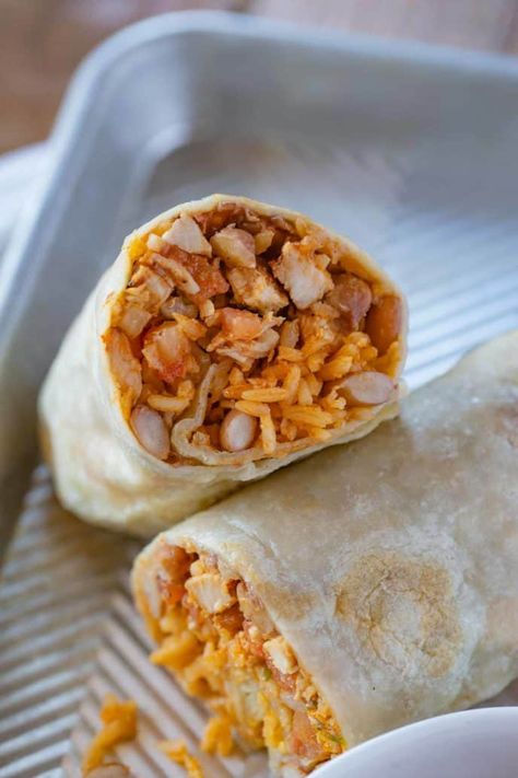 Chicken Burrito Recipes, Chicken Burrito Recipe, Meals To Make With Chicken, Burrito Recipes, Burrito Recipe Chicken, Recipe With Rice, Burrito Recipe, Chicken Burrito, Rice And Beans