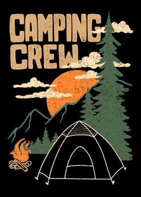 Camping illustration Vintage Camp Poster, Camp Typography, Camping Graphic Design, Vintage Camping Aesthetic, Camping Poster Design, Camp Poster Design, 90s Camp, Camp Tshirt Designs, Camp Poster