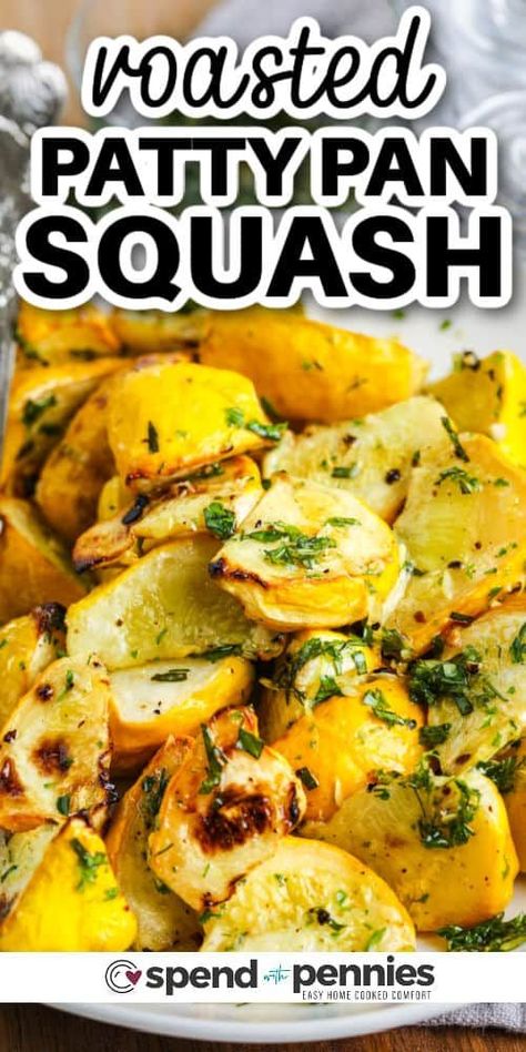 Sweet Patty Pan Squash Recipe, Baked Patty Pan Squash Recipe, Paty Pan Squash, How To Cook A Patty Pan Squash, Patapan Squash Recipes, Air Fryer Patty Pan Squash, Paddy Pan Squash, Patty Pan Squash Recipe Air Fryer, Patty Pan Recipes