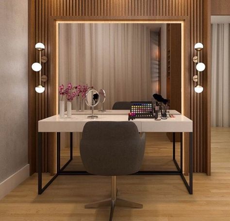 Ideas Closet, Dressing Table Design, Luxury Closets Design, Salon Interior Design, Luxury Bedroom Master, Modern Bedroom Design, Dressing Room Design, Beauty Room, Home Room Design