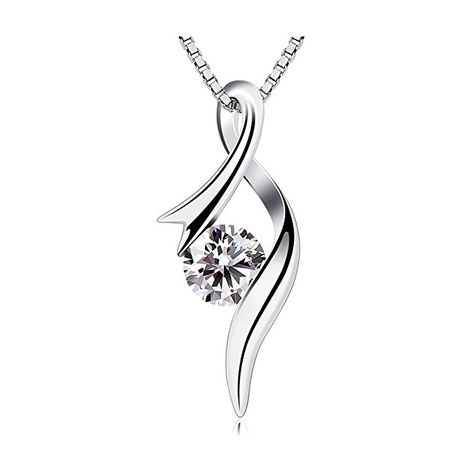 #trending #jewellery #amazon B.Catcher Necklaces 925 Sterling Silver Pendant Necklaces Cubic Zirconia Twist Heart Jewellery Necklaces 925, Trending Jewellery, Heart Jewellery, Twisted Heart, Silver Jewellery Online, Handmade Silver Jewelry, Fashion Pendant, Luxury Jewellery, Retro Geometric