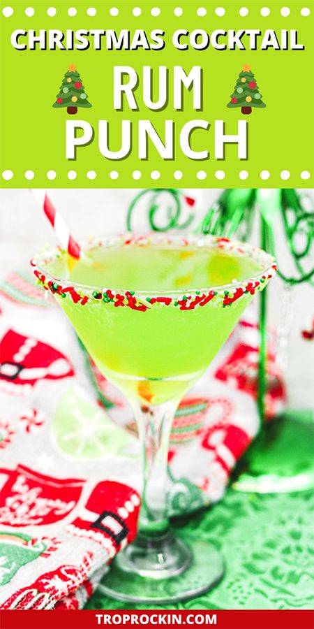 Easy Christmas Alcoholic Punch, Green Rum Cocktails, Alcoholic Green Punch, Green Rum Punch, Grinch Punch With Alcohol, Christmas Punch Bowl Recipes Alcholic, Christmas Drink Recipes Alcoholic Holiday Punch, Xmas Punch With Alcohol, Jingle Juice Cocktail