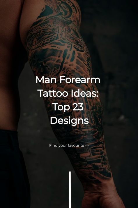 Man Forearm Tattoo Ideas: Top 23 Designs Forearm Tattoos Men Design, Lifestyle Tattoo Men, Forearm Tattoo Men Sleeve Memorial, Cali Tattoo Ideas For Men, Creative Forearm Tattoos For Men, Forearm And Wrist Tattoos, Tattoo Ideas Forearm Guys, No Quarter Tattoo, Men S Forearm Tattoo