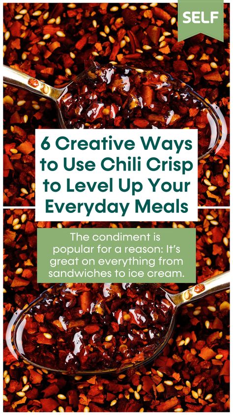 Recipes With Chili Crisp Oil, Chili Crunch Chicken, Chile Crisp Recipe, Chili Crisp Oil Recipe, Spicy Chili Crisp Noodles, Recipes With Crunchy Chili Oil, Chili Garlic Crisp, Chili Oil Chicken Recipe, Homemade Chili Crisp