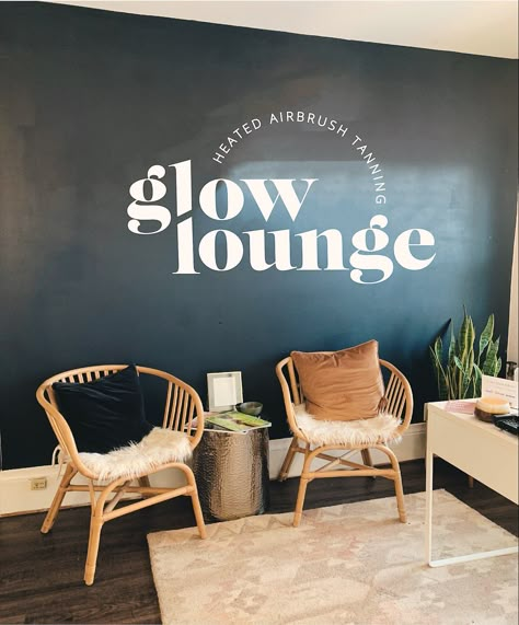 GLOW LOUNGE - CUSTOM SPRAY TANNING The Glow Lounge Minneapolis St. Paul Tan Room Decor, Spray Tanning Room, Tanning Room Decor, Spray Tan Guide, Spray Tan Room Decor, Tanning Salon Design, Tanning Salon Decor, Tanning Ideas, Tan Ideas