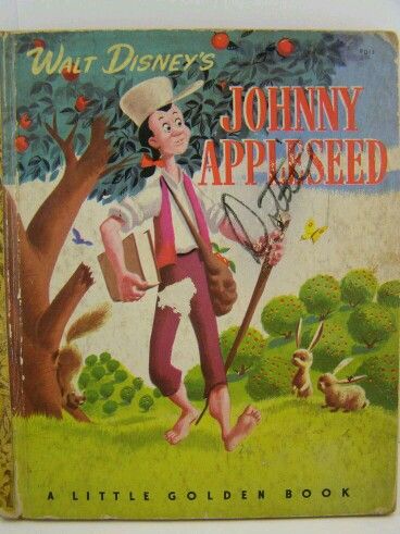 Johnny Appleseed, Classic Childrens Books, Golden Books, Disney Books, Apple Seeds, Childhood Books, Golden Book, Baby Boomer, Photo Vintage