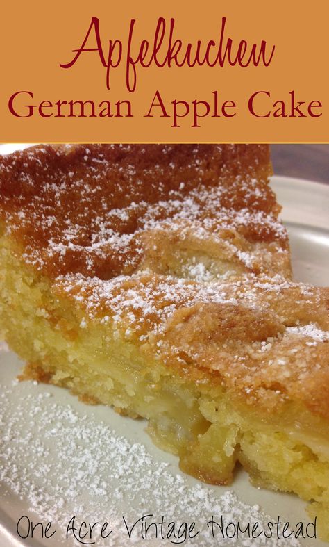 German Apple Cake, German Food Authentic, German Desserts, German Cake, German Baking, Apple Cake Recipes, Dessert Dips, Classic Desserts, Apple Desserts