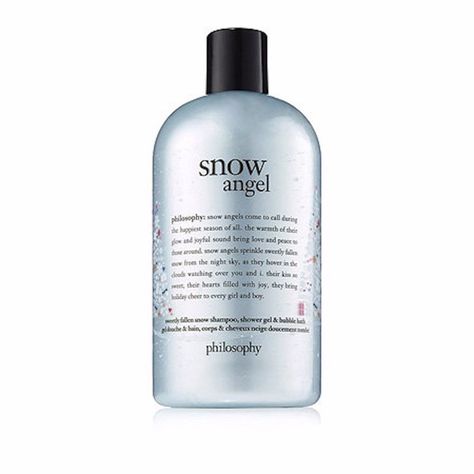 Philosophy Shower Gel, Philosophy Products, Bath And Shower Products, Hair Color Unique, Bath Gel, Bathroom Smells, Snow Angel, Snow Angels, Bubble Bath