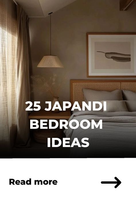 Find harmony in design with Japandi Bedroom Ideas. Discover the fusion of Japanese minimalism and Scandinavian coziness in your bedroom decor. Explore clean lines, neutral palettes, natural materials, and serene vibes to create your perfect Japandi-inspired bedroom. Bedroom Ideas Japandi Style, Japandi Small Bedroom Ideas, Japandi Master Bedrooms Decor, Caramel Bedroom Ideas, Japandi Guest Room, Sleeping Room Ideas, Modern Minimal Bedroom Design, Japandi Small Bedroom, Japandi Interiors Bedroom