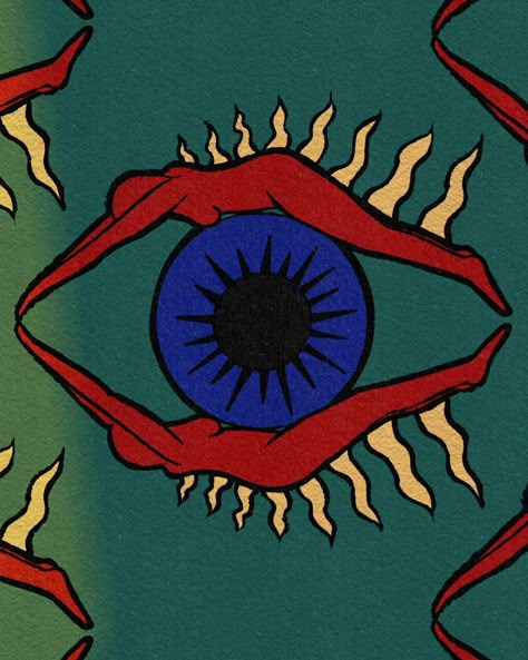 Trippy Sun Art, Eyes Illustration Art, Trippy Prints, Illustration Eyes, Font Tato, Eyes Illustration, Ancient Greece Art, Abstract Eye, Keith Haring Art